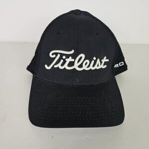 Titleist Black Adjustable Tour Performance Golf Hat Pro V1 Footjoy FJ Youth
